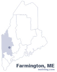 Farmington Maine  Map