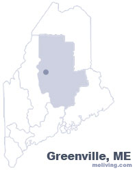 Greenville Maine  Map