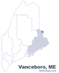 Vanceboro Maine Map