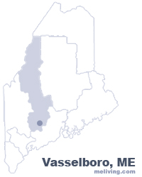 Vassalboro Maine  Map