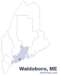 Waldoboro Maine  Map