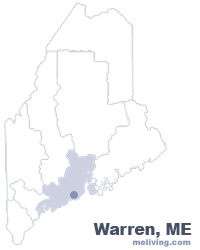 Warren Maine  Map