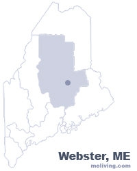 Webster Maine  Map