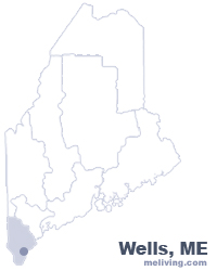 Wells Maine Map
