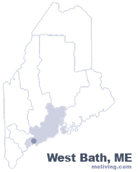 West Bath Maine  Map