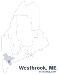 Westbrook Maine Map