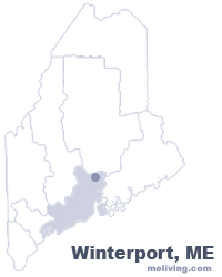 Winterport Maine  Map