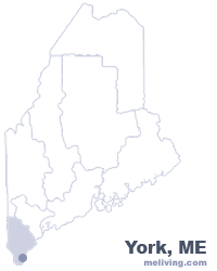 York Maine Map