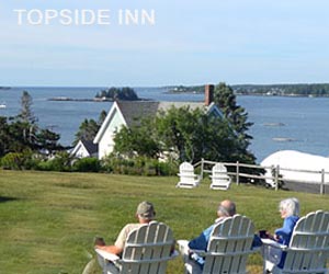 Boothbay Harbor Maine Inn Lodging at Topside Inn
